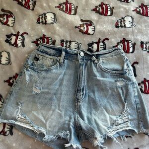 Denim Distressed Women's Shorts